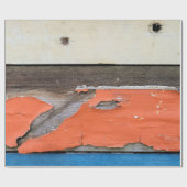 Onderdruk Shabby Chic Wood Cadeaupapier (Vlak)