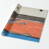 Onderdruk Shabby Chic Wood Cadeaupapier (Uitgerold)