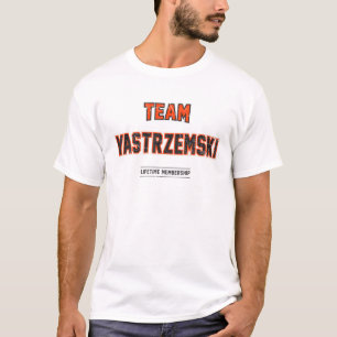 Onderdruk team Yastrzemski Proud Familienaam L T-shirt