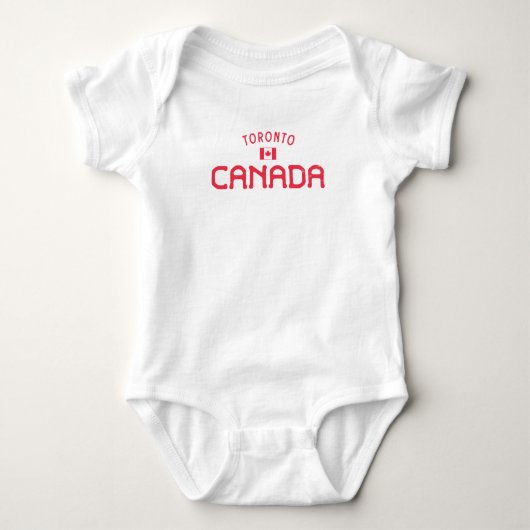 Onderdruk Toronto Canada Romper (Voorkant)