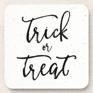 Onderdruk Trick or treat Halloween Drankjes Onderzetter