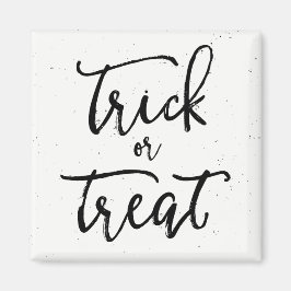 Onderdruk Trick or treat Halloween Magneet