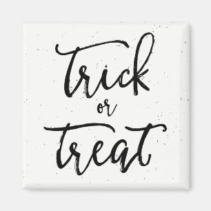 Onderdruk Trick or treat Halloween Magneet
