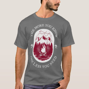 Onderdruk Vaartuigen overlevingsvaardigheden voor T-shirt