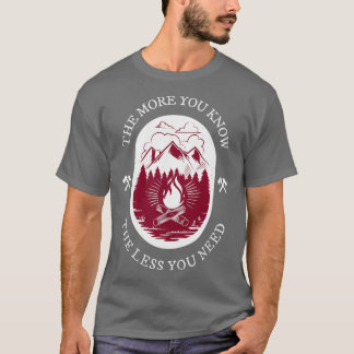 Onderdruk Vaartuigen overlevingsvaardigheden voor T-shirt
