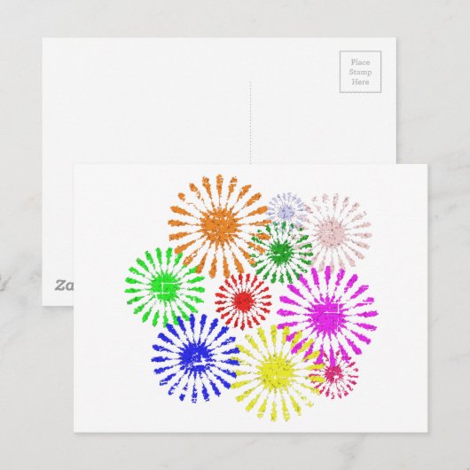 Onderdruk ventilatorbarst briefkaart (Voorkant / Achterkant)