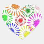 Onderdruk ventilatorbarst hart sticker (Voorkant)