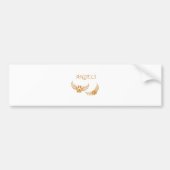 Onderdrukkende Angel Pet Paws Bumpersticker (Voorkant)