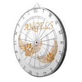 Onderdrukkende Angel Pet Paws Dartbord (Voorkant Rechts)
