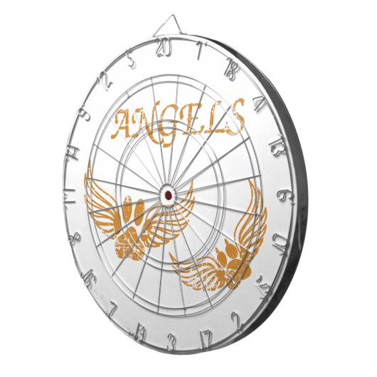 Onderdrukkende Angel Pet Paws Dartbord (Voorkant Rechts)