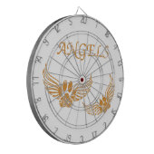 Onderdrukkende Angel Pet Paws Dartbord (Voorkant Links)