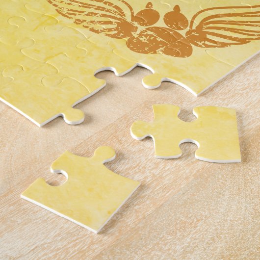 Onderdrukkende Angel Pet Paws Legpuzzel (Zijkant)