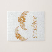 Onderdrukkende Angel Pet Paws Legpuzzel (Horizontaal)