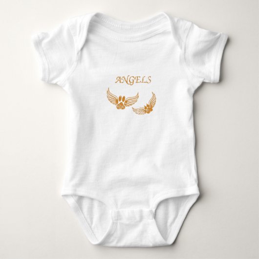 Onderdrukkende Angel Pet Paws Romper (Voorkant)