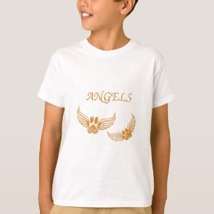 Onderdrukkende Angel Pet Paws T-shirt