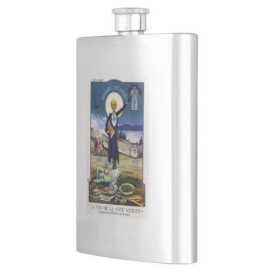 Onderdrukking van Absinthe Heupfles (Links)