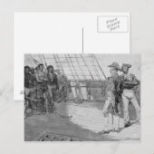 Onderdrukking van Amerikaanse zeelieden Briefkaart (Voorkant / Achterkant)