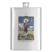 Onderdrukking van de Absinthe Hip-kolf Flacon (Voorkant)