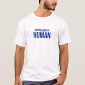 Onderdrukking van Human front en back streetwear T-shirt (Voorkant)