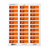onderdrukking van Sinaasappel Etiket (Full Sheet)