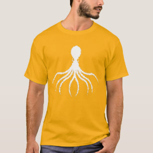 Onderdrukt octopus-ontwerp - Mannen T-shirt