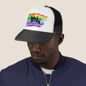 Onderdrukte Amerikaanse vlag regenboog - LGBTQ - d Trucker Pet (In situ)