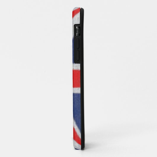 Onderdrukte Britse vlag iPhone 5 Hoesje (Achterkant/links)
