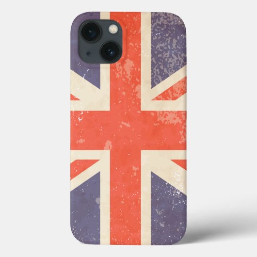 Onderdrukte Jack van de Britse Unie Case-Mate iPhone Case (Achterkant)