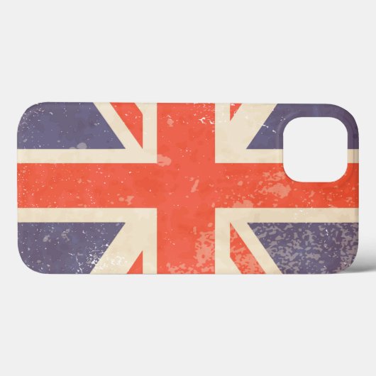 Onderdrukte Jack van de Britse Unie Case-Mate iPhone Case (Achterkant (horizontaal))