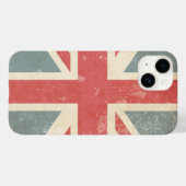 Onderdrukte Jack van de Britse Unie Case-Mate iPhone Case (Achterkant (horizontaal))