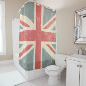 Onderdrukte Jack van de Britse Unie Douchegordijn (In situ)