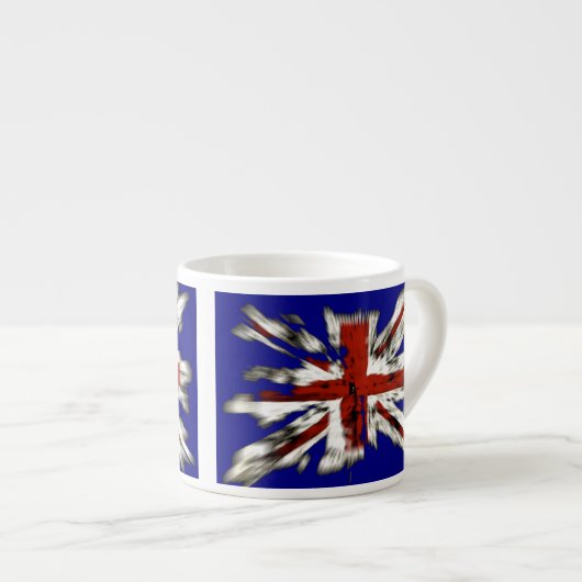 Onderdrukte Jack van de Britse Unie Espresso Kop (Voorkant rechts)
