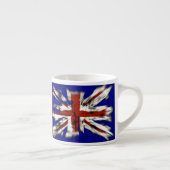 Onderdrukte Jack van de Britse Unie Espresso Kop (Rechts)
