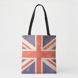 Onderdrukte Jack van de Britse Unie Tote Bag