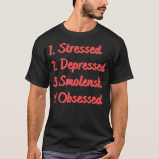 Onderdrukte smolensk geobsedeerd t-shirt