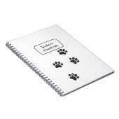 Onderdrukte tandwielsporen notitieboek (Rechterzijde)