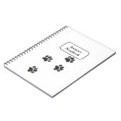 Onderdrukte tandwielsporen notitieboek (Linkerzijde)