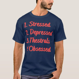 Onderdrukte thestralen geobsedeerd t-shirt