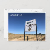 ondereng dinosaur voetafdrukken briefkaart (Voorkant / Achterkant)