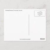 ondereng dinosaur voetafdrukken briefkaart (Achterkant)