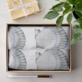 Onderewater Aquarel Schelp Serie Ontwerp 3 Tissuepapier (Geschenk)