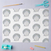 Onderewater Aquarel Schelp Serie Ontwerp 3 Tissuepapier (Craft)