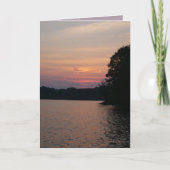 ondergaande zon kaart (Voorkant)