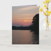 ondergaande zon kaart (Gele Bloem)