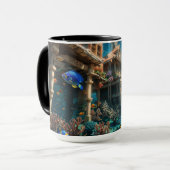 "Ondergedompeld heiligdom: een waterparadijs" Mok (Voorkant links)