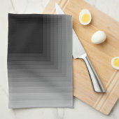 Ondergedompeld in grijs modern kunstontwerp cricke theedoek (Quarter Fold)