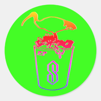 Ondergedompeld in ibis sticker