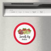 Ondergedompelde chocolade Aardbeien Sweets Shop Magneet (Insitu (Vaatwasser))