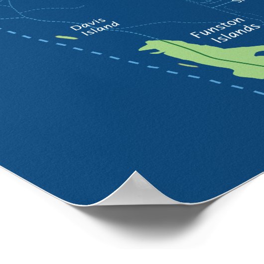 Ondergedompelde straten van San Francisco 24x24 20 Poster (Hoek)