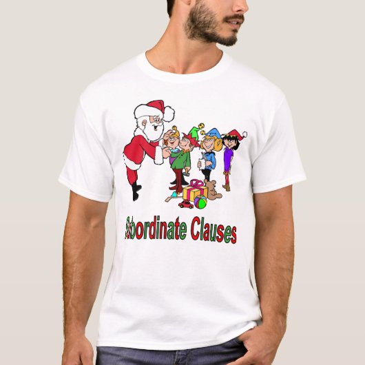 Ondergeschikte bepalingen t-shirt (Voorkant)